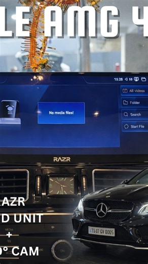 Car Sonics on Instagram: "One upgrade inspired another. 🔥 Just 7 days after our last GLE 43 AMG video, another owner drove in asking for the exact same setup. Installed: ✨ RAZR 12” massive touchscreen system ✨ Drone 360° camera — full surround view + continuous recording ✨ 100% plug-and-play, socket-to-socket ✨ Custom-built specifically for GLE 43 AMG When the tech is this good, the word spreads fast. Experience it at CarSonics Patny Nagar, Begumpet. #CarSonics #PatnyNagar #Begumpet #MercedesGL