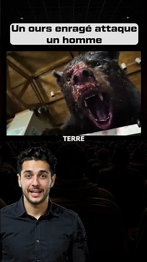 Un ours enragé attaque un homme #movie #film