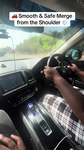 How to Merge Safely from the Shoulder While Driving