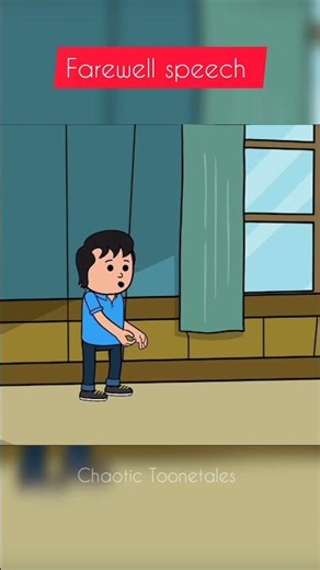 farewell speech 🤣😂. #funny #comedy #comedyshorts #animation #animator #animatedshort