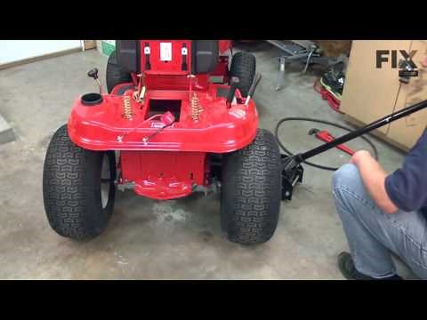 Troy-Bilt Lawn Tractor Repair – How to Replace the Transmission Pulley