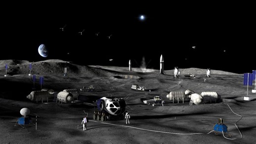 NASA unveils ambitious plan for moon base, dozens of lunar missions