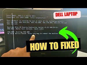 Dell PXE-M0F Exiting PXE Rom No Boot Device Found. Press Any Key To Reboot The Machine - How To Fix