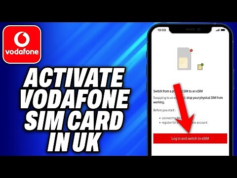 How To Activate Vodafone Sim Card In Uk - Easy Fix