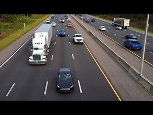 Road Traffic Sounds for Sleep - Highway Ambience at Dusk | 10 Hours White Noise