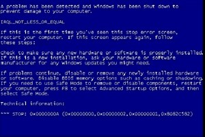 windows蓝屏死机的声音