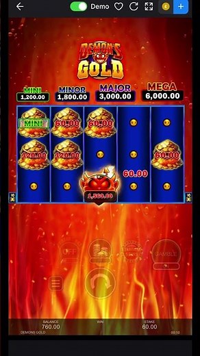 Demon Gold Big win (demo) must see #slot #casino #games #jackpot