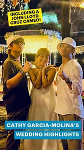 1.2M views · 15K reactions | Check out Direk Cathy Garcia-Molina's star-studded wedding! We bet no other Filipino wedding can top a pre-nup video cameo by the one and only John Lloyd Cruz. Follow us on TikTok at @thesmartlocalph for more Philippine entertainment news. | The Smart Local Philippines | Facebook