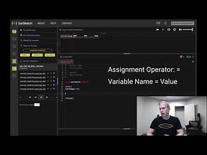 Variables in EarSketch -Python(Video is generated by EarSketch)