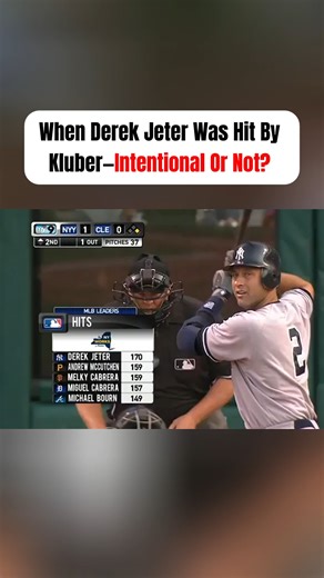 Derek Jeter HBP by Kluber: Intentional? #DerekJeter #baseball #MLB #yankees | Viral One Direction ARMY