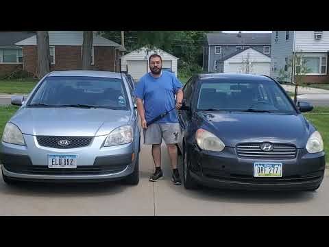 KIA Rio and Hyundai Accent rear shocks replacement