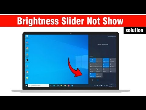 Brightness Not Working in Windows | Brightness Slider Missing in Windows