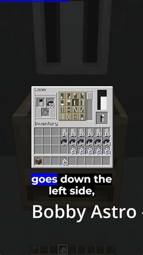 How to Craft the Letter A Minecraft Banner | #minecraft #shorts #minecrafttutorial #minecrafthacks