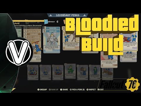 Fallout 76 | A Build That Kills Anything *Bloodied Stealth Commando Build* (Fallout 76 Builds)