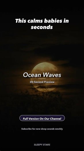 Ocean Waves for Baby | Full 2-Hour Version On Our Channel