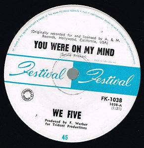We Five - You Were On My Mind