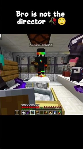 Spoke thinks he is the director 🥀😭 Minecraft Unstable Smp #shorts #edit