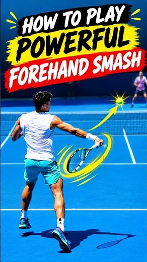How To Execute A Powerful Forehand Smash? 🎾 #Shorts