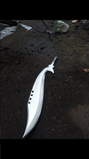 membuat kujang spek tebas paku #shorts #pandaibesi #membuatkujang