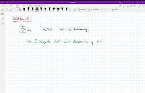 SOLVED:T/F: The Integral Test can be used to determine the sum of a convergent series.