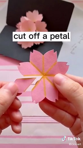 Flower card surprise card tutorial ✉️❤️💕🌹🌻#card #flower #surprise #origami #craft #diy #beautiful #gift #handmade #tutorial #foryou #fyp