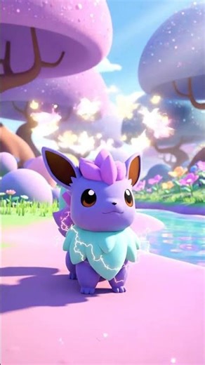 Gentle and Funny Moments with Jolteon in Pastel Woods