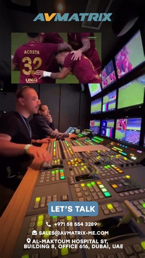 Inside the Control Room: Live Sports Broadcasting with AVMATRIX 🎥⚽