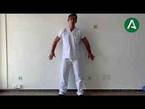 Columna Lumbar [Lateroflexión] - 2 - Deslizamiento lateral lumbar con apoyo en pared