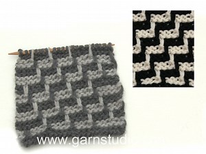 How to work a Pepita pattern