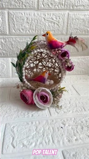 🐦✨ Whimsical Bird Nest DIY 🌸