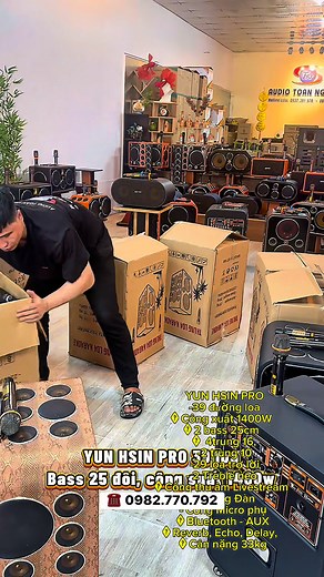 3.8K views · 29 reactions | YUN HSIN PRO 39 đường loa � Công xuất...