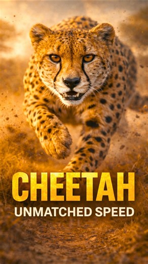 Cheetah vs Human Speed 🐆 | The Fastest Land Animal #animals #wildlife #shorts