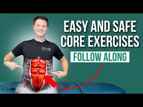 5 Easy and Safe Core Strengthening Exercises For Seniors | Great for Arthritis and Degeneration