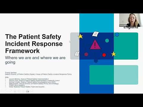 Seminar - Patient Safety Incident Framework: Where we are and where we are going Dr Tracey Herlihey