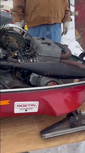 Rare Rupp Nitro Snowmobile reveal at Vintage Sled Show