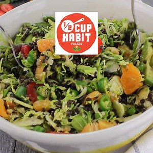 4.4K views · 31 reactions | When you need a salad and a meal all in one, and when you need sweet, spicy, creamy, hearty, crunchy, filling, tangy and refreshing, then go with this CITRUS LENTIL SALAD WITJ SHREDDED BRUSSEL SPROUTS! #ad #halfcuphabit #eatpulses #justaddpulses Full Recipe: https://www.twopurplefigs.com/citrus-lentil-salad-with-shredded-brussels-sprouts/ | Two Purple Figs - Easy Delicious Recipes | Facebook