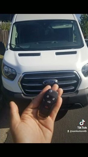 2020 Ford Transit remote key program.