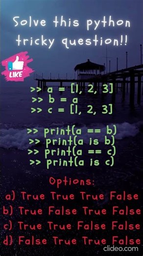 Most Asked Python Trick Question in Interviews.