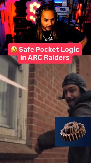 Safe Pocket Logic in ARC Raiders 🤣 hilarious skit from Viva La Dirt League! #arcraiders #arcraidersclips #skits #reacts #gaming | Sarthe