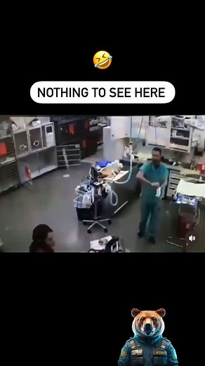 1.8M views · 30 reactions | Play it cool my guy! #cctv #dashcam #nurse #doctor #operation #hospital #funny #prank | Bear Security Gadgets | Facebook