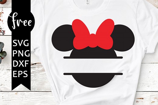 Minnie monogram svg free, disney svg, minnie mouse svg, instant download, silhouette cameo, free vector files, monogram svg 0900