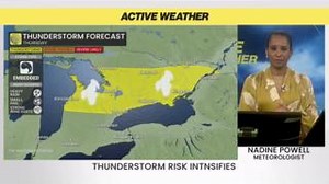 Back-to-back days of thunderstorm risk climaxes Friday, with widespread rainfall and severe storm potential in Ontario. Meteorologist Nadine Powell has the details. ⬇️ Watch more video: https://ow.ly/evvN50VH5hO | The Weather Network