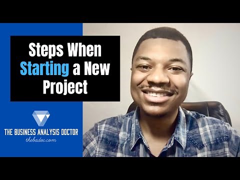 First 6 steps when starting a new project