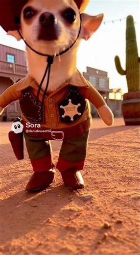 Sheriff Dog Walking - Adorable AI ASMR 🤠