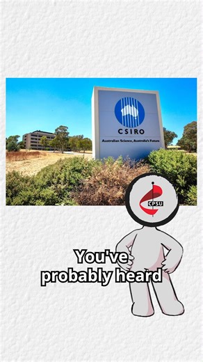 CSIRO job cuts threaten the future of world-leading research that protects crops from pests and diseases, strengthens biosecurity and disaster preparedness, and drives innovation in health and technology. Right now, public science should be growing, not shrinking. Every Australian, now and in the future, benefit from the critical work of our national science agency. Sign the petition to Save Our CSIRO at the link in our bio. | CPSU - Community and Public Sector Union