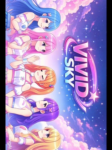 VIVIDSKY is an AI-generated virtual group bringing anime-inspired visuals and creative digital