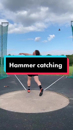 How to catch a hammer #thorragnarok #trackandfield #discus #fyp