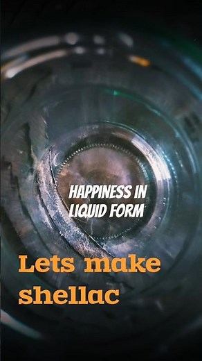 Happiness in Liquid Form ☀️ | How to Make SHELLAC from FLAKES✌️ #howto #tips #restoration #shellac