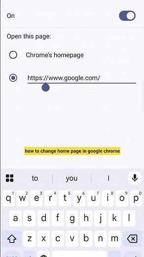 how to change home page in google chrome #howto #tipsntricks #tech #googlechrome