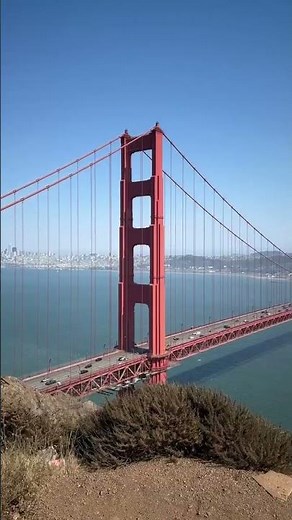 Iconic Skyline Moments of Golden Gate Bridge in San Francisco 🌉 #luxurytravel #sf